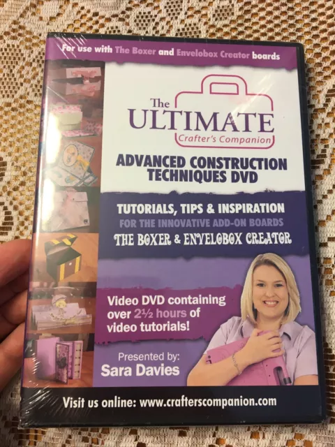 DVD The Ultimate Crafters Companion Advanced Techniques Construcción Sara Davies