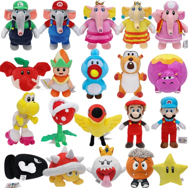 Neu Super Mario Bros Plüsch Plüschtier Stofftier Spielzeug Kinder Geschenke Toys