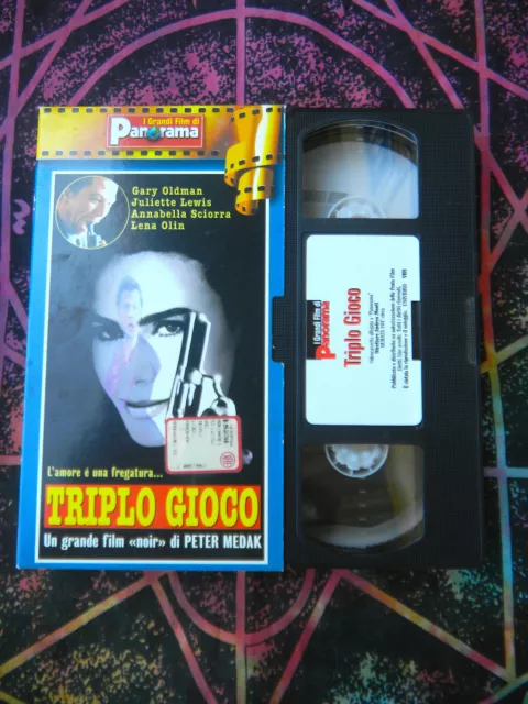 Vhs Videocassetta Originale Triplo Gioco Film Peter Medak Gary Oldman Panorama