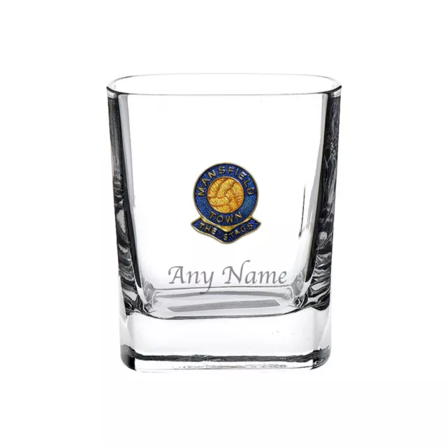 Personalised Mansfield Town Football Club Mixer Glass