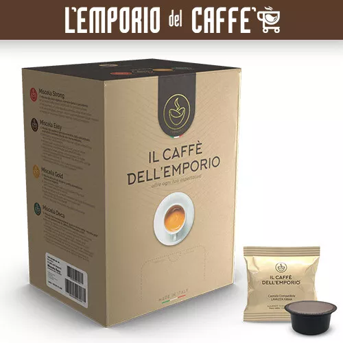 480 Capsules Il Caffè Dell'Emporio Compatible Lavazza Firma Mélange Easy Bleu