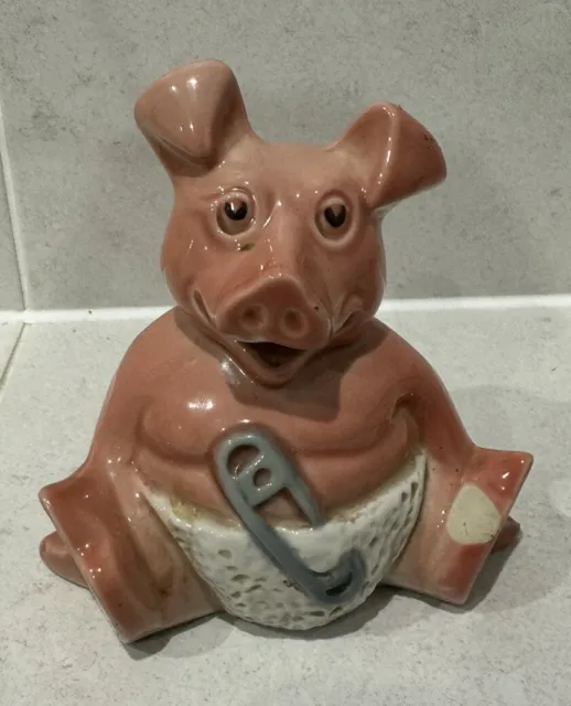 Vintage Wade Collectable Ceramic Pottery NATWEST Baby Woody Money Box Piggy Bank