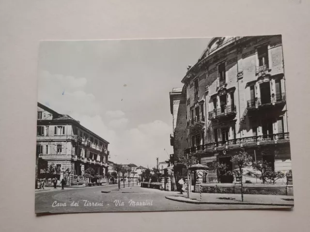 Cartolina Cava Dei Tirreni Via Mazzini 1953
