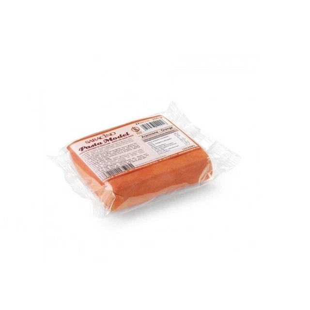 Pasta Model 250gr Gluten Free Arancione Pasta di Zuccher da Modellaggio Saracino