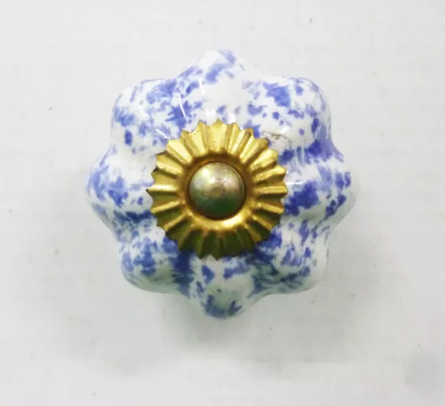 Boutons Porcelaine Céramique Artisanal Poignées Porte Tiroir Placard Armoire