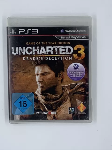 Uncharted 3 - Drake's Deception Sony Ps3 Playstation | Neuwertig | Anleitung