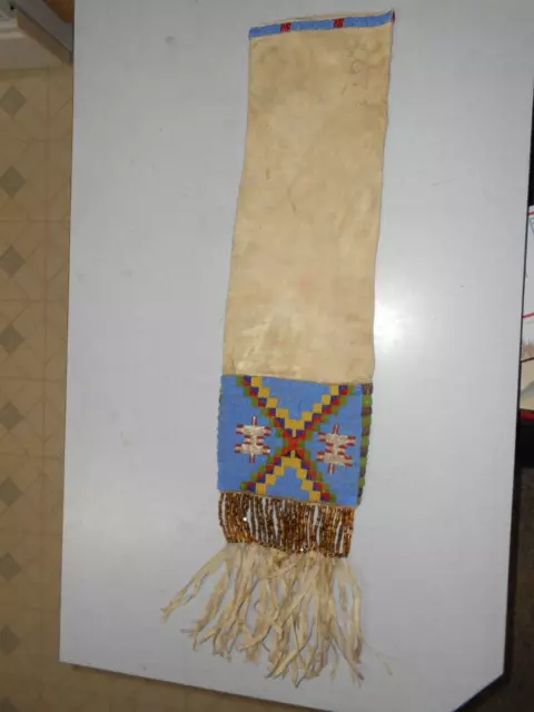 Antique Native American Beaded Pipe Bag