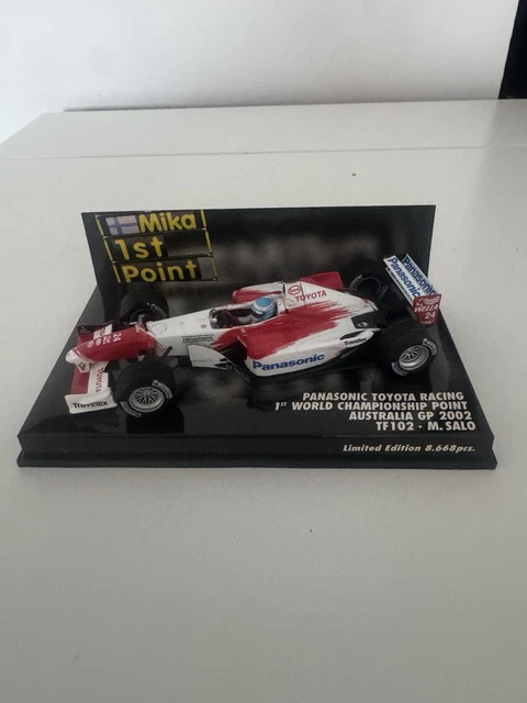 Panasonic Toyota Racing TF102 pilotée par M. Salo - Minichamps - 1/43ème en boite