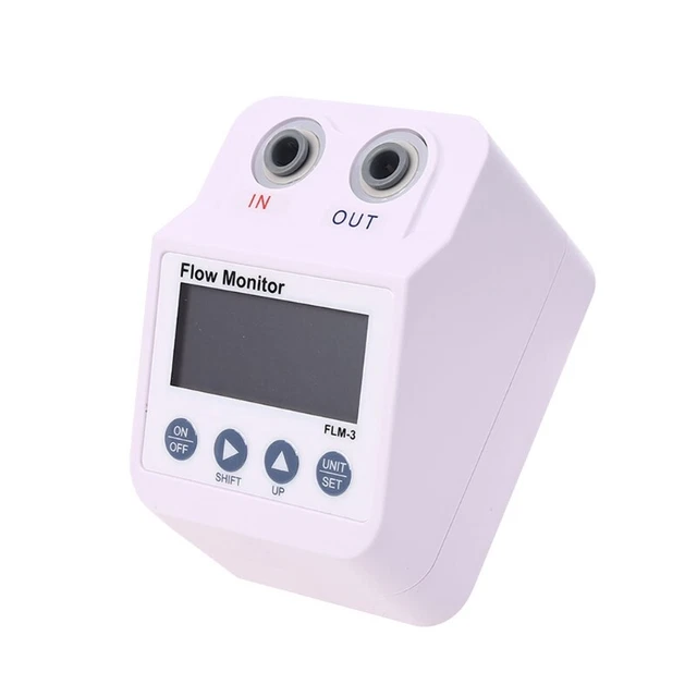Water Flow Meter Durable Monitor Filter with Alarm and Power Save Function Tool