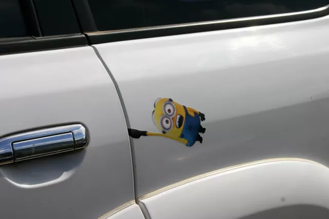 MINION Hanging JDM HOON Sticker Despicable Me Family DVD Decal Car Wall Window 3