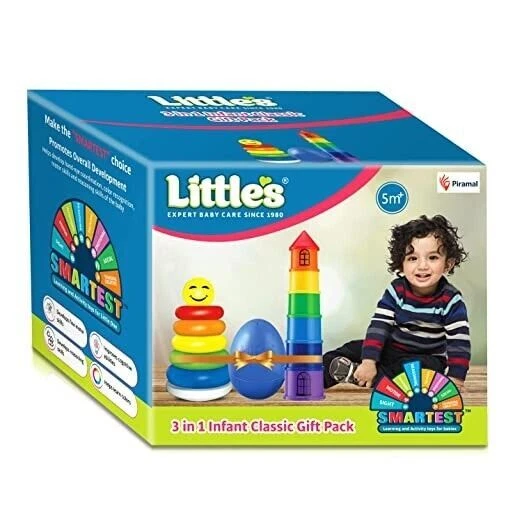 3 in 1 Infant Classic Gift Pack I Activity & Learning Toys for Babies FREE SHIP
