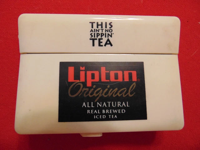 Vintage Lipton Tea Advertising - Open Like Opera Glasses