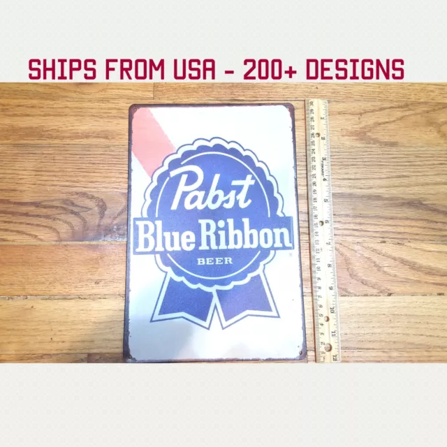 Pabst Blue Ribbon Beer Sign PBR Sign PBR Beer Sign PBR Metal Sign PBR Gifts Gift