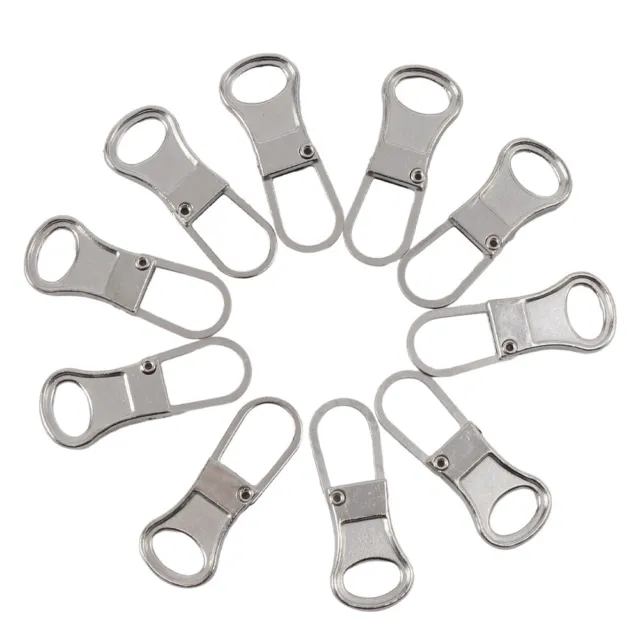 Jacket Boots Zinc Alloy Zipper Pull Hole For Clothing Tab Practical