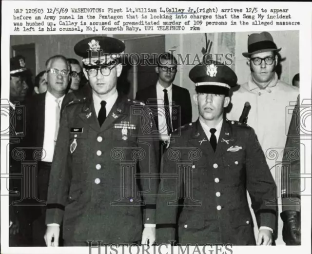1969 Press Photo Lt. William L. Calley accused of murder in Song My incident, DC