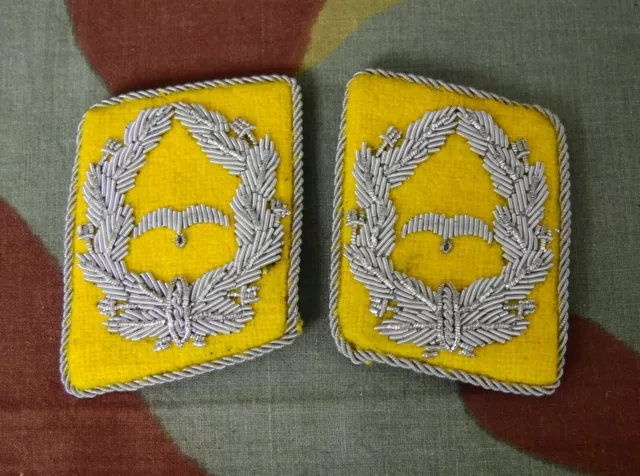 Kragenspiegel Major Flieger Deutsches Heer, WW2 German Fallschirmjager Insignia