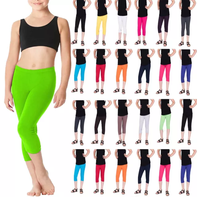 Childrens sales cropped leggings