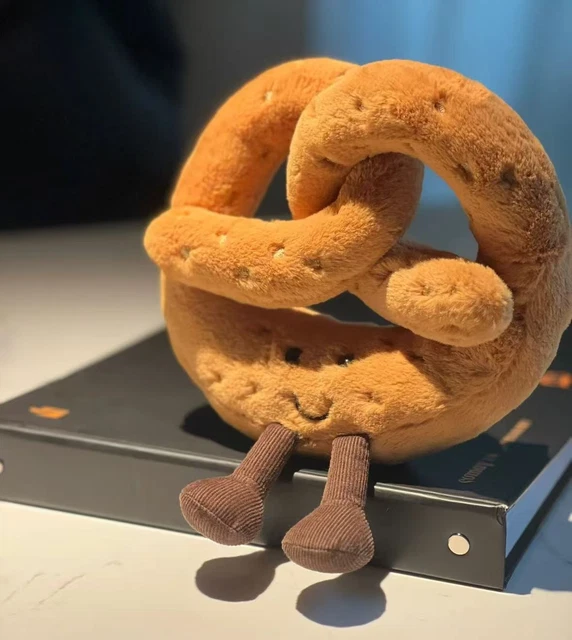 JELLYCAT AMUSEABLES PRETZEL Plush Doll Soft Toy NEW with Tags&Dust Bag ...