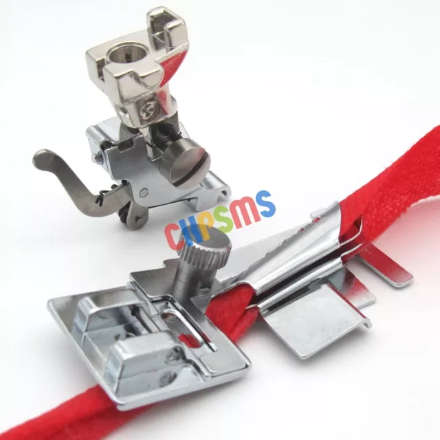 1SET Adjustable Bias Binder Foot For BERNINA NEW STYLE Machines 130 153 180 185 3