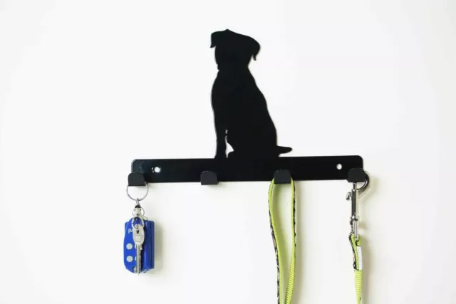 Border Terrier - Dog Lead / Key Hanger, Holder, Hook (metal)