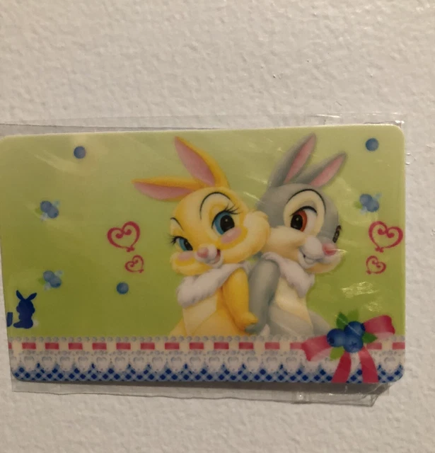 Disney Thumper And Miss Bunny Card Sticker, Scrapbook Kids Collection Htf