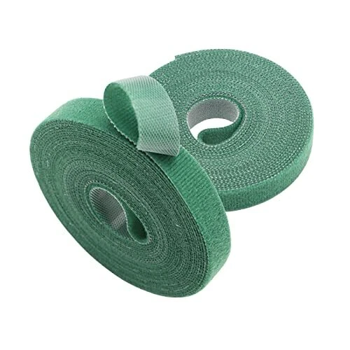 YEJAHY Lot de 2 Attaches de Jardin pour Plantes Rouleaux de Ruban réutilisabl...