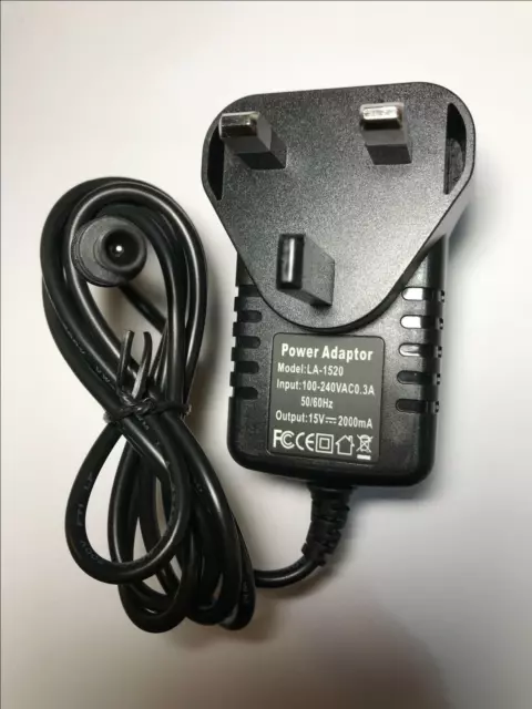 Replacement for 15V 1.2A AC-DC Adaptor Power Supply AK15G-1500120B 4 ULTRALIEVE
