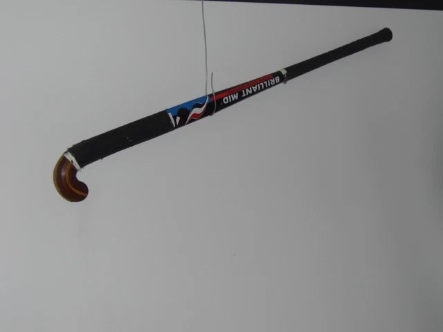 Crosse De Hockey Sur Gazon En Bois 5 Plis - Taille 76 Cm - Grip Anti-dérapant - Couleur Bleue