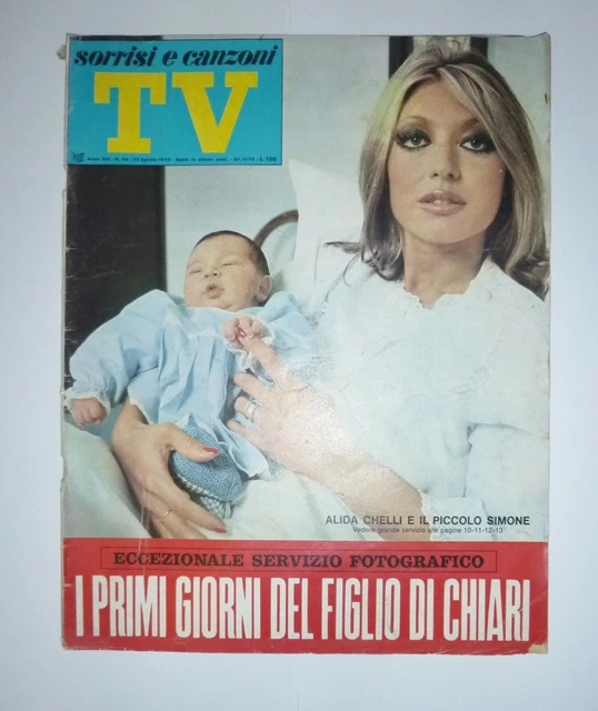 Chelli TV SMILES AND Songs - N.34 - 23 Agosto 1970 - Alida Chelli And Simone ...