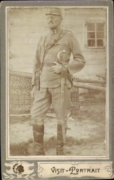 CDV KUK SOLDAT In Uniform Offizier Standportrait 10999917 EUR 21 25 