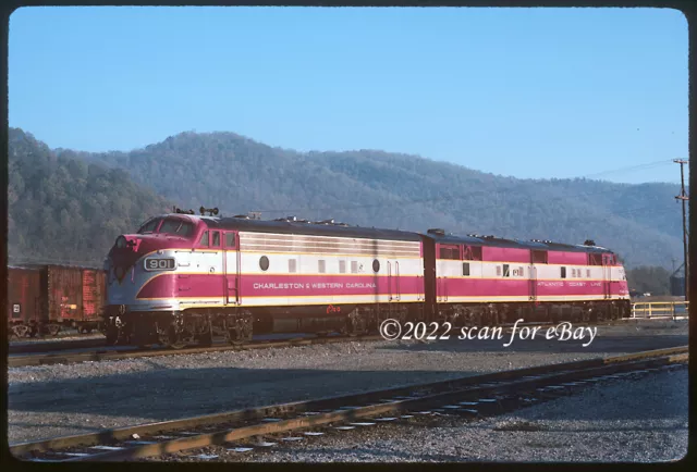 C&WC Charleston and Western Carolina F7 #901 & ACL E3 #501 Original Kodachrome