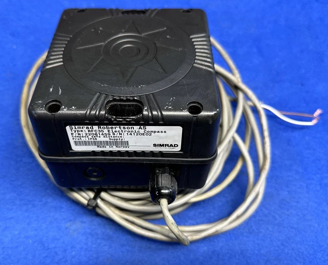 Simrad Robertson RFC35 Autopilot Fluxgate Compass Heading Sensor 22081459