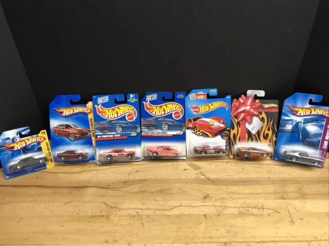 Lot Of  7 Hot Wheels GM Chevy GTO  Vega Nova S10 Diecast Collectibles 1/64th