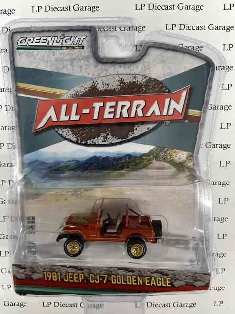Véhicule tout terrain 4X4 voiture miniature JEEP GOLDEN EAGLE marron