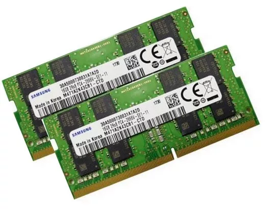 2x 16GB RAM 32GB DDR4 2666Mhz SO DIMM für Dell OptiPlex 7060; 7070; 7071 (MFF)