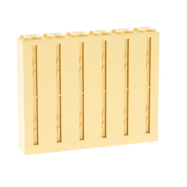 1x LEGO Scala Wall 12x2x8 Light Yellow Panel Fence 4116623 4116623 4106824 6860