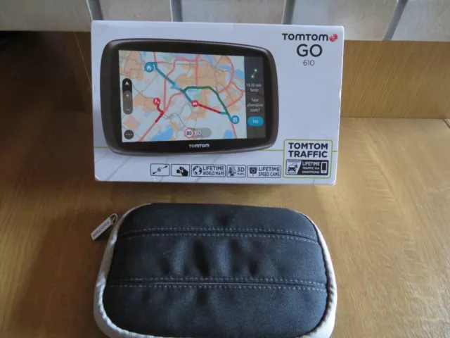 TomTom Navi GO 610 6 Zoll mit Navi-Etui