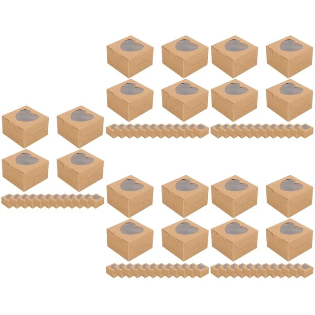 KartonProfis - 50 Scatole Di Cartone Pieghevoli, 300 X 300 X 80 , 30x30x8 C, 300x300x80 - Foto 6