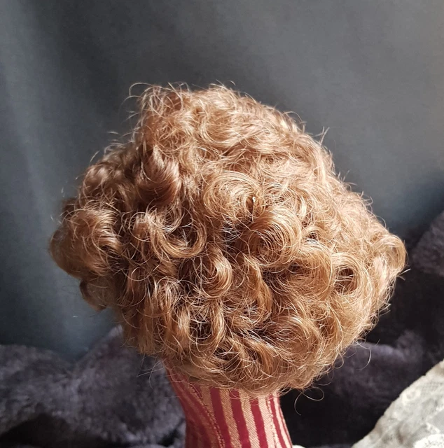 PERRUQUE DOLL WIG MACARONS VANILLE MOHAIR 4.5 POUR POUPÉE BJD