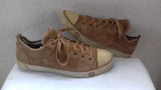 Sheepskin online lined trainers