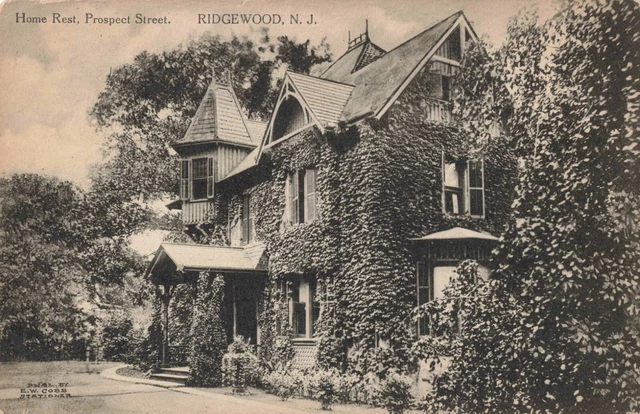 Home Rest Prospect Street Ridgewood New Jersey NJ Albertype Co. c1910 Postcard Home Rest Prospect Street Ridgewood New Jersey NJ Albertype Co. c1910 Postcard