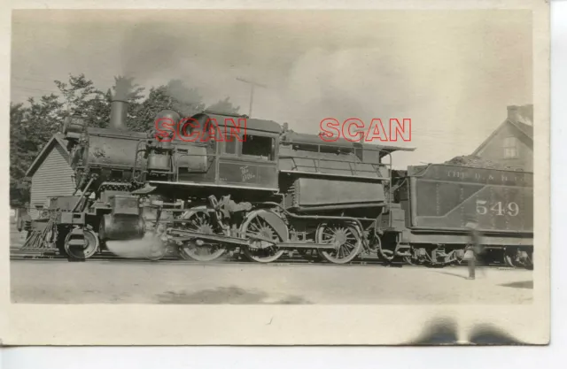 1F409 Rppc 1921 Delaware & Hudson Railroad Camelback 4-6-0 Loco #549