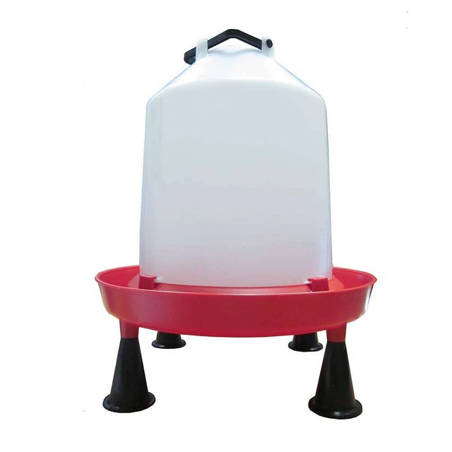 Abbeveratoio Per Galline Animalis Paradisio – 10 Litri – Con Gambe E Maniglia – Ideale Per 3-8 Galline – Colore Viola