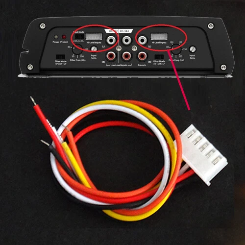 SPEAKER HIGH HILEVEL Input Plug 5Pin Wire Harness for Orion Belva JL