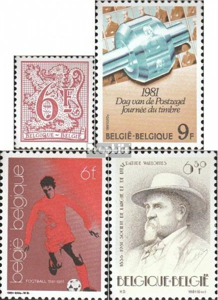 Belgien 2050,2060,2066,2067 (kompl.Ausg.) postfrisch 1981 Sondermarken