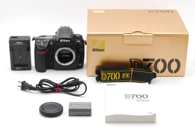 【MINT- BOXED S/C 4500】Nikon D700 12.1 MP Digital SLR DSLR Camera From JAPAN