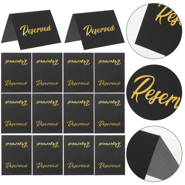 50pz Posti Riservati Insegna per Ristorante Carta Riservata Insegna Matrimonio