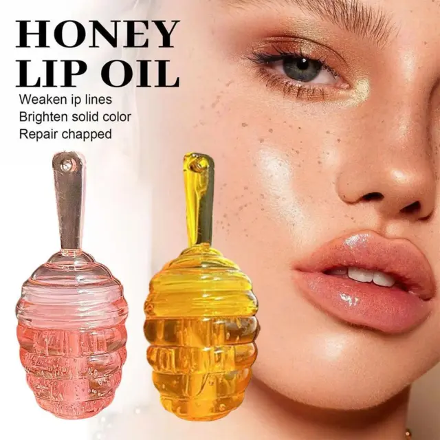 Hydrating Lip Oil Lip Lines, Nourishing Lips Plumping Oil, Lip Gloss LongLa E0I8