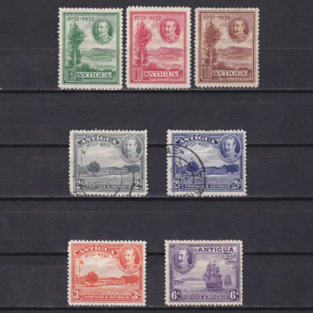ANTIGUA 1932, SG# 81-87, CV £74, Part set, MH/Used