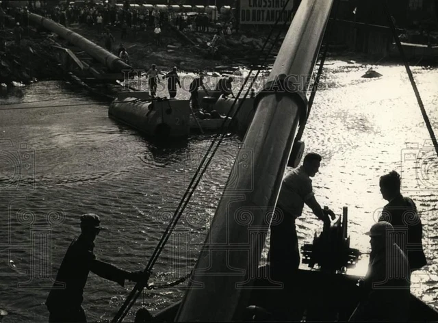 Press Photo New York Telephone Company cable-laying boat LIDIV - sia06743